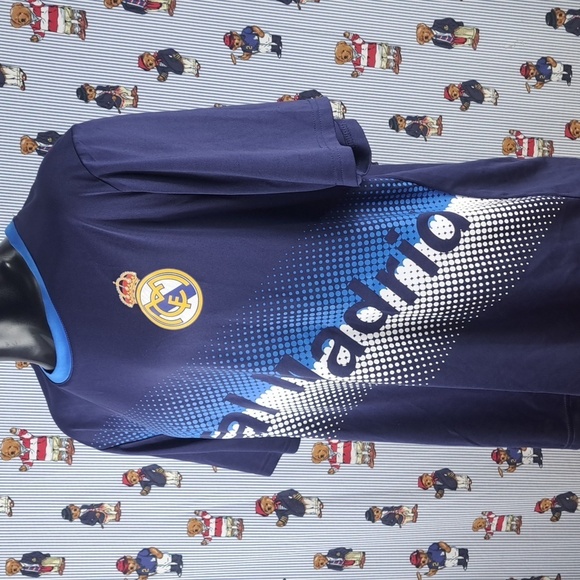 Real Madrid CF Official club soccer blue & white XL team soccer jersey - Picture 3 of 8